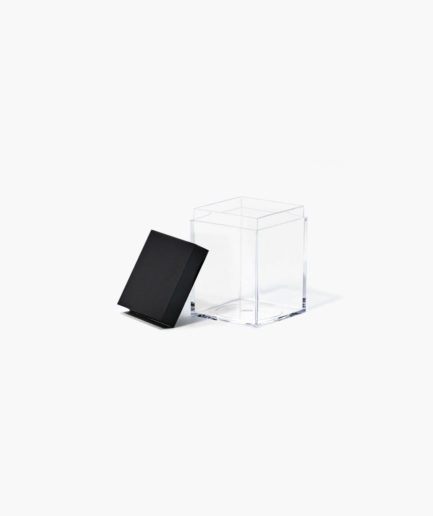 Square box black top long